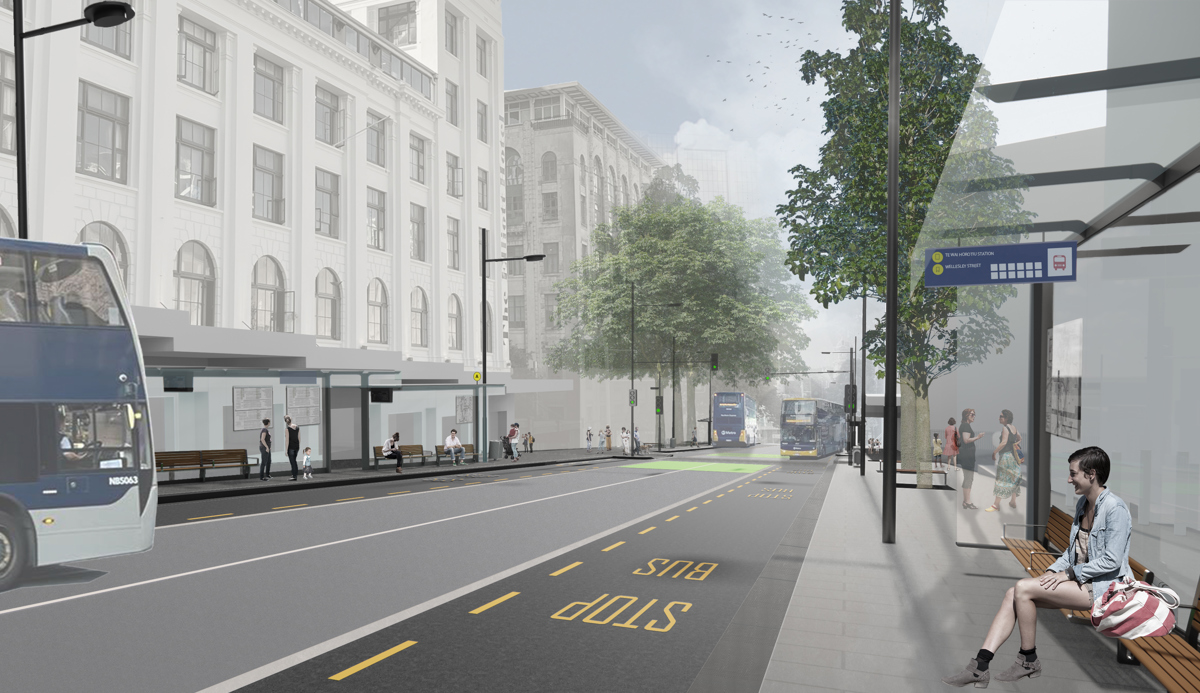 Progress AKL Wellesley Street Bus Improvements