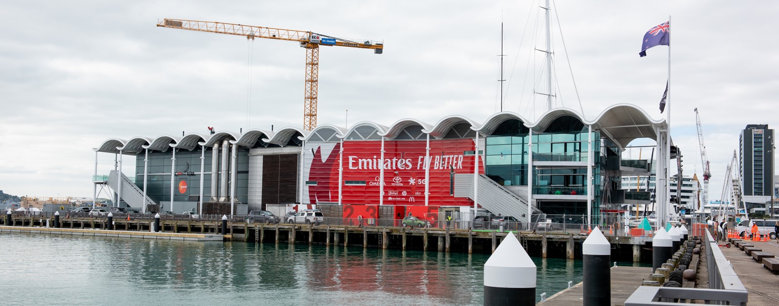 Emirates Team New Zealand base