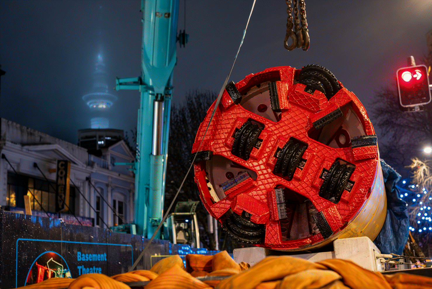 Image: micro tunnel boring machine (mTBM) was successfully delivered to Mayoral Drive compound