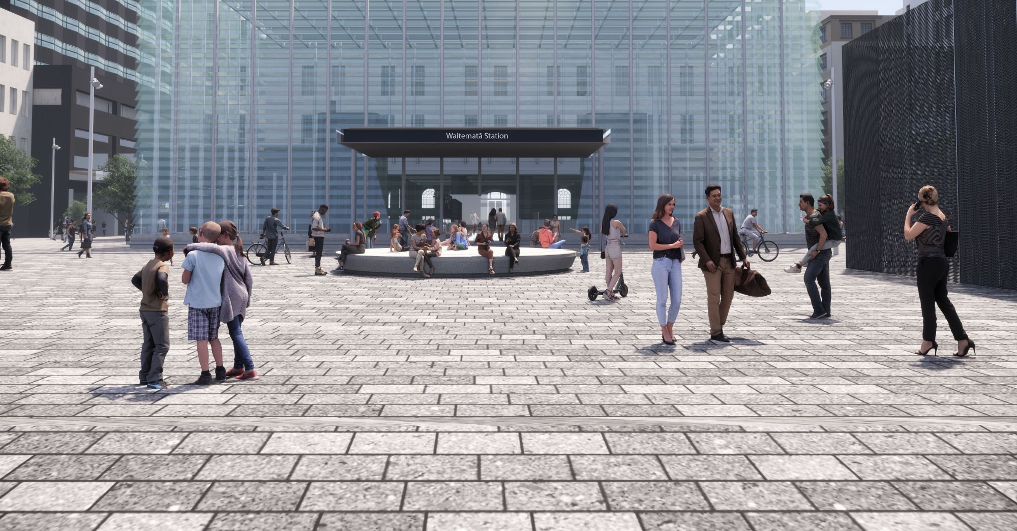 Progress AKL Waitematā Station Plaza